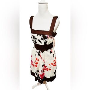 Speechless Brown and White Summer Dress Size 9
